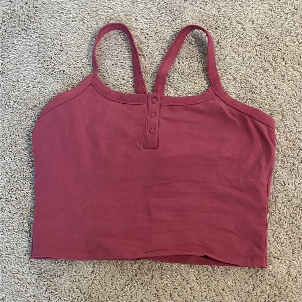 Women's Burgundy Crop Top